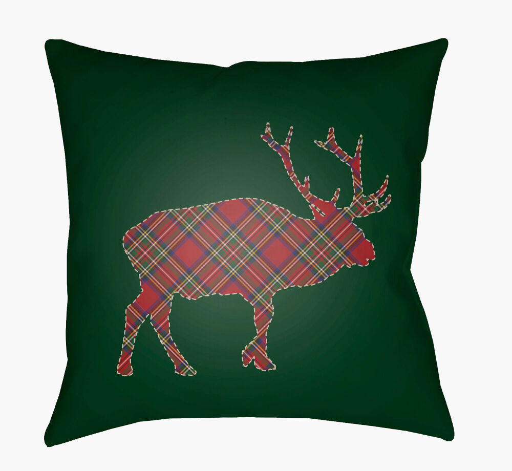 Buffalo Accent Pillow, Decorative Pillow by Surya, 18" length x 18" width