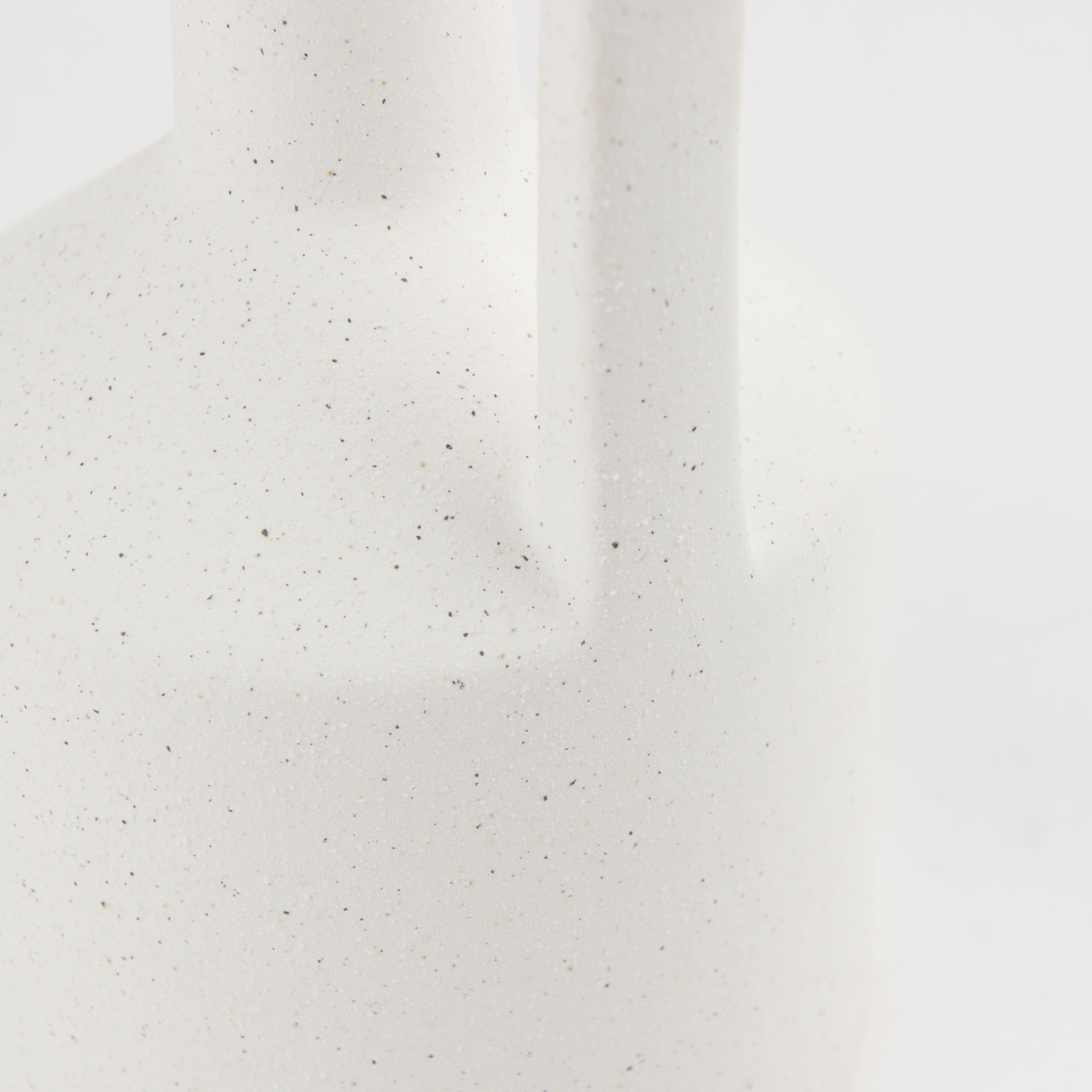 Burton 14.2H Medium White Ceramic Jug Vase large image 