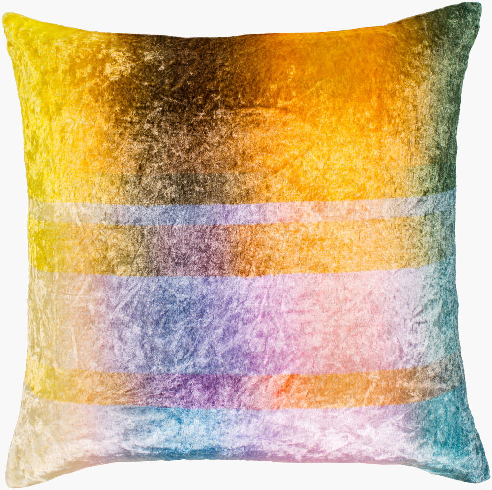 Glitch Accent Pillow, Decorative Pillow by Surya, 18" length x 18" width