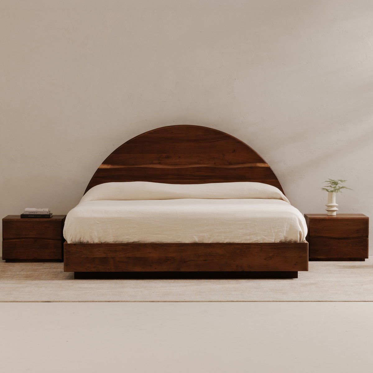 Watson Queen Bed Brown, by Moe's Home, 65" width x 50" height x 84" depth View 13