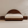 Watson Queen Bed Brown, by Moe's Home, 65" width x 50" height x 84" depth thumbnail 13