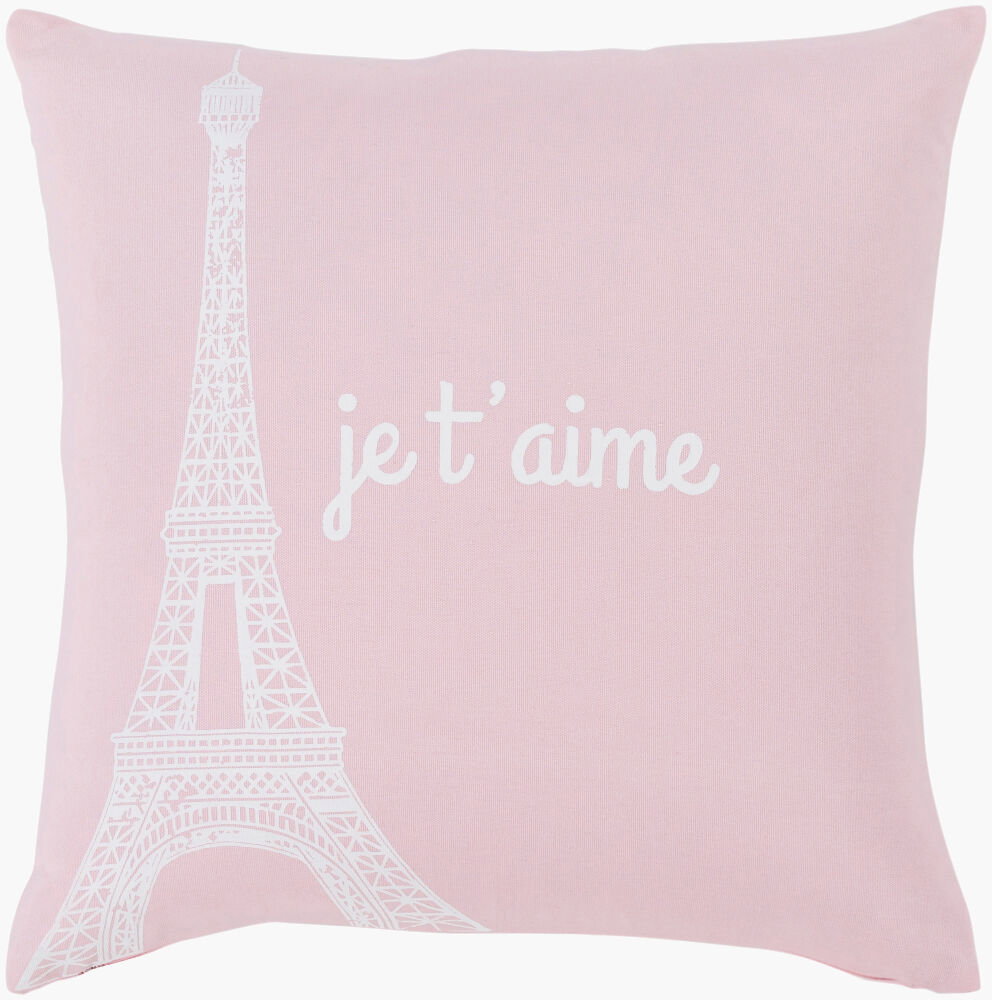 Motto Accent Pillow, Decorative Pillow by Surya, 18" length x 18" width