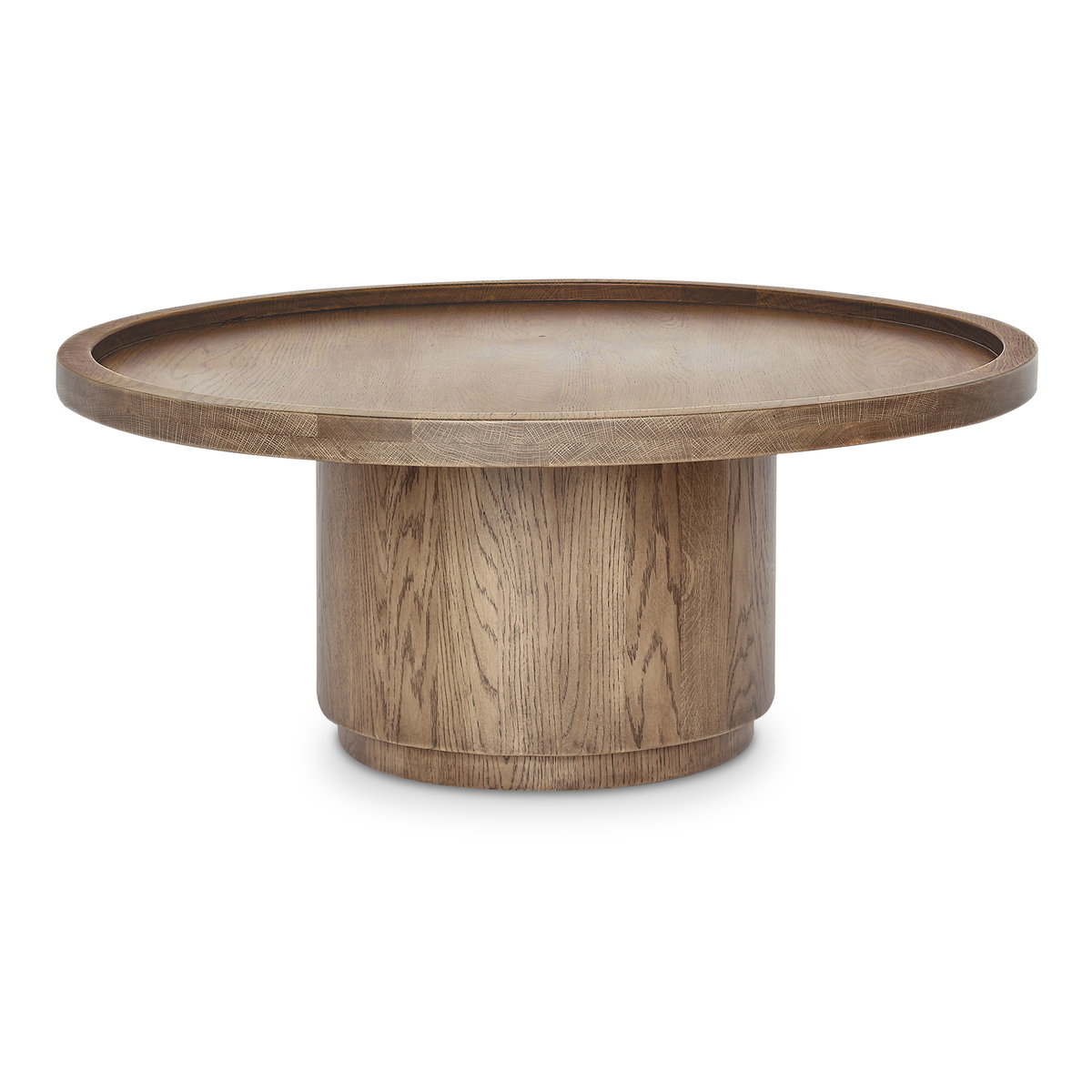 Cohen Coffee Table Brown, by Moe's Home, 38" width x 16" height x 38" depth View 1