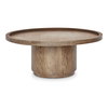 Cohen Coffee Table Brown, by Moe's Home, 38" width x 16" height x 38" depth thumbnail 1