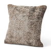 Khloe Taupe Square Pillow Cover thumbnail 0