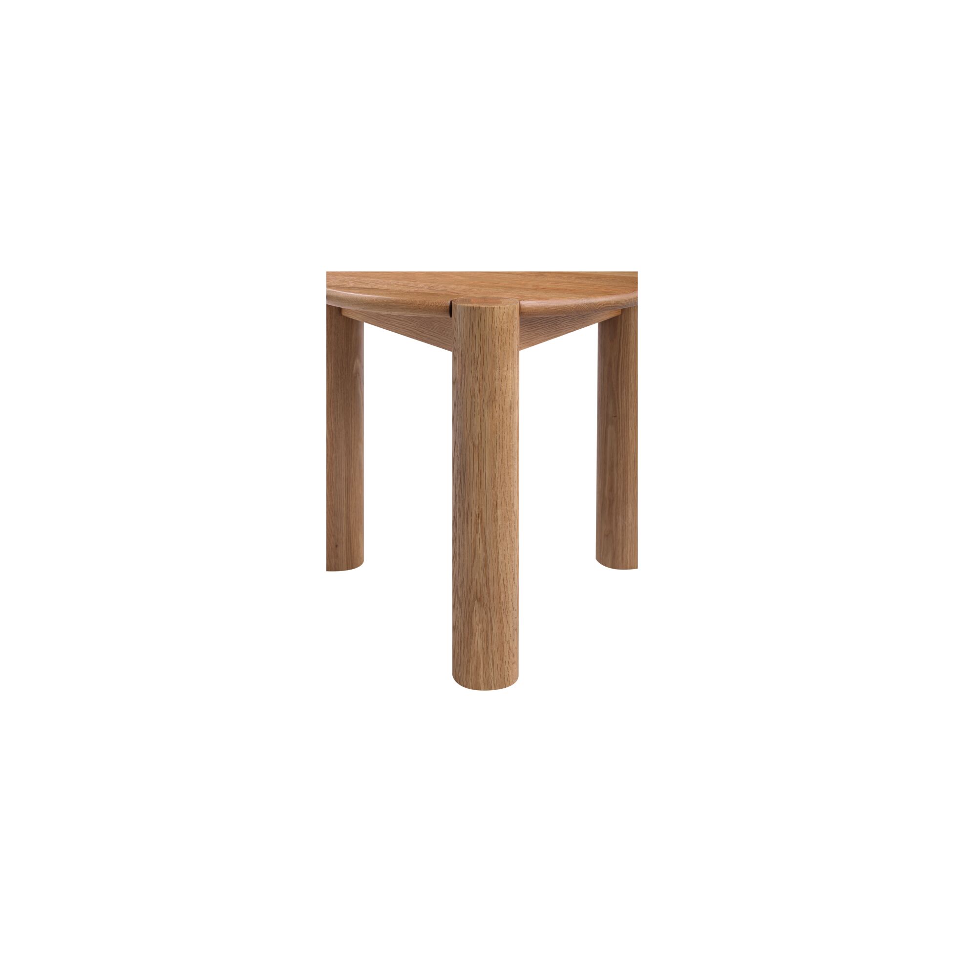Jack Side Table Brushed Natural Oak, Side & End Table by Moe's Home, 22" width x 22" height x 22" depth View 4