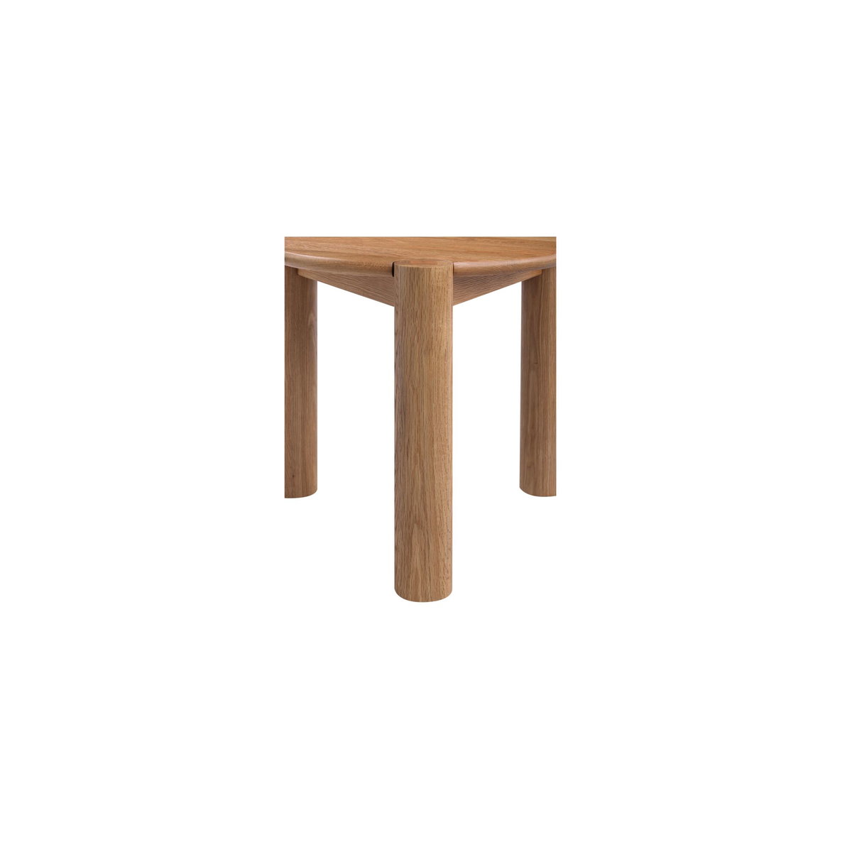 Jack Side Table Brushed Natural Oak, Side & End Table by Moe's Home, 22" width x 22" height x 22" depth View 4