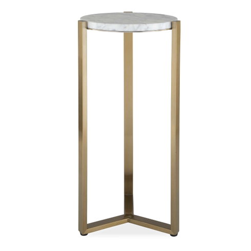 Pietra Carrara Marble Drink Table