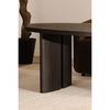 William Dining Table Black, by Moe's Home, 85.75" width x 30" height x 43.25" depth thumbnail 11