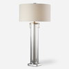 Monette Tall Cylinder Lamp, Table Lamp by Uttermost, 20" width x 39.75" height x 20" depth thumbnail 1