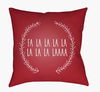 Falalalala Accent Pillow, Decorative Pillow by Surya, 18" length x 18" width thumbnail