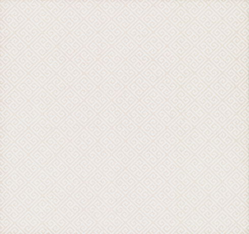 Grecian Geometric Pearl & White Wallpaper