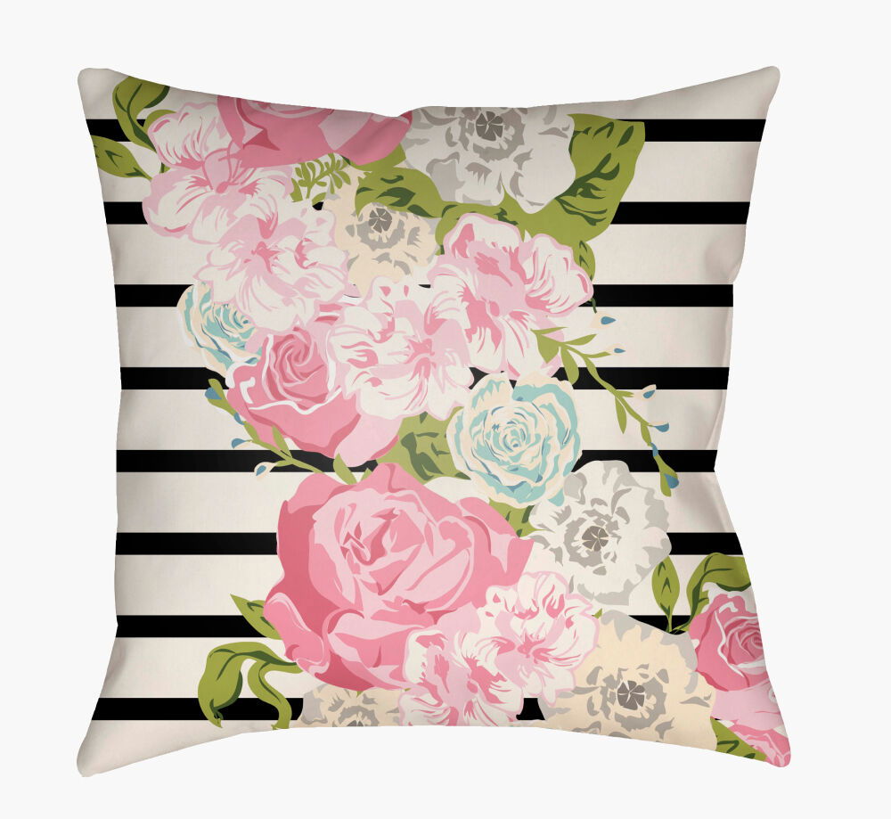 Lolita Accent Pillow, Decorative Pillow by Surya, 18" length x 18" width
