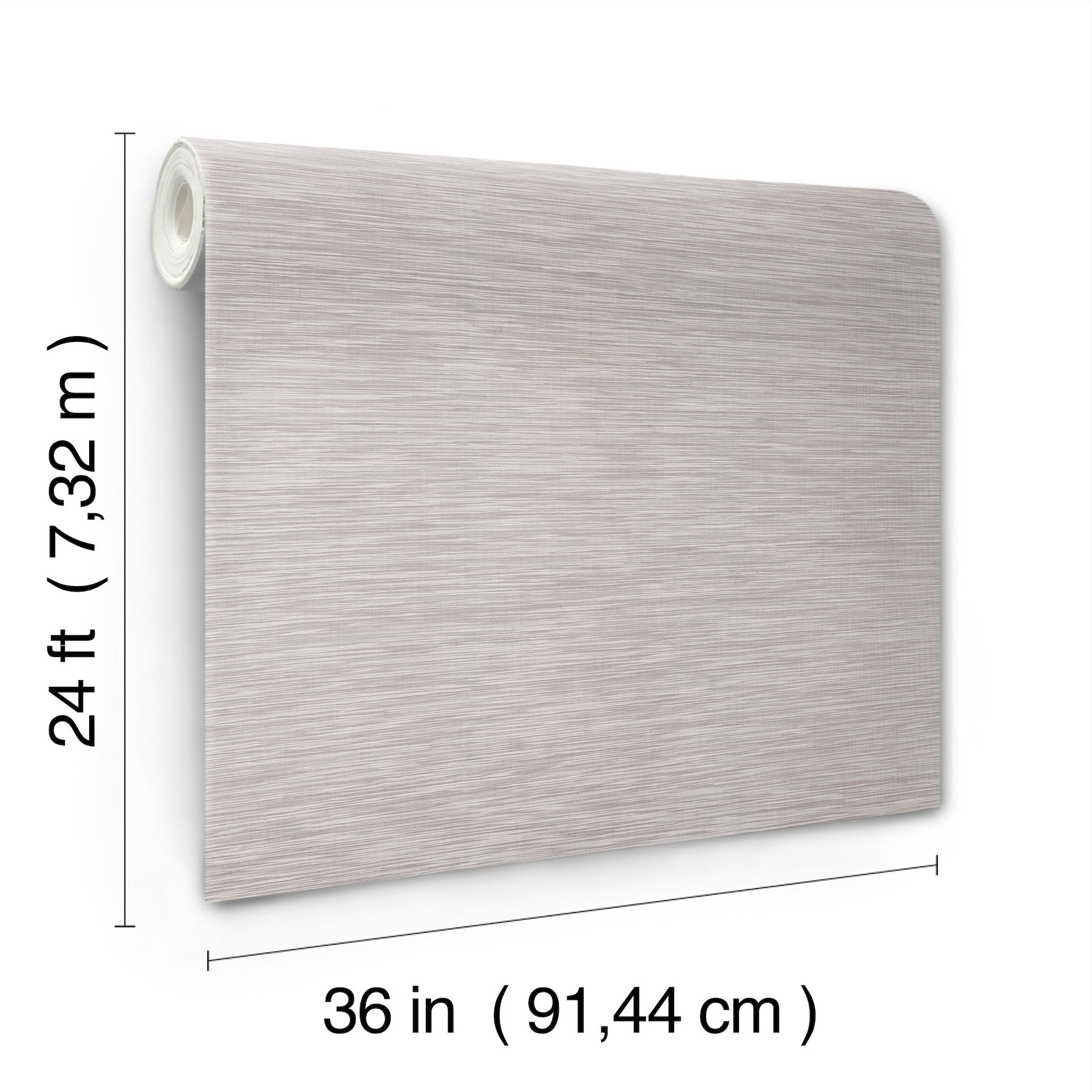 Horizon Paperweave Grey Wallpaper large image 