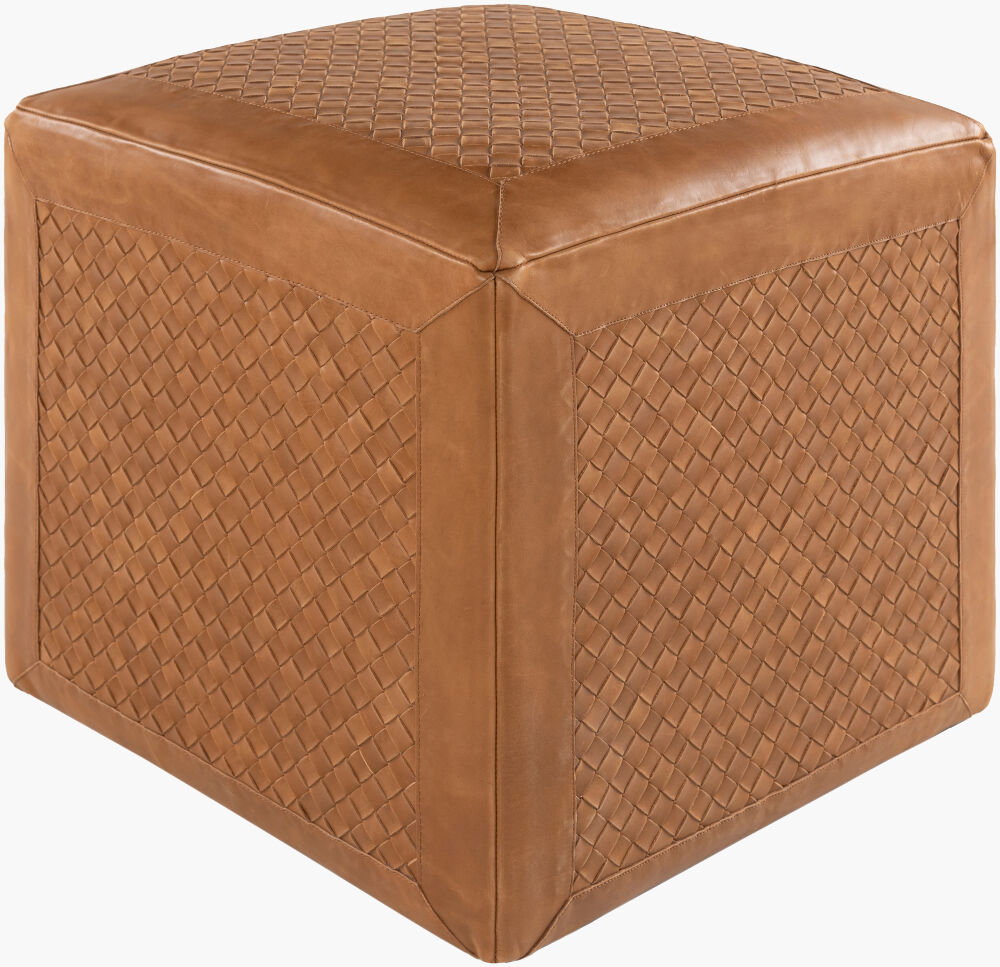 Lawdon Ottoman, by Surya, 18" width x 18" height