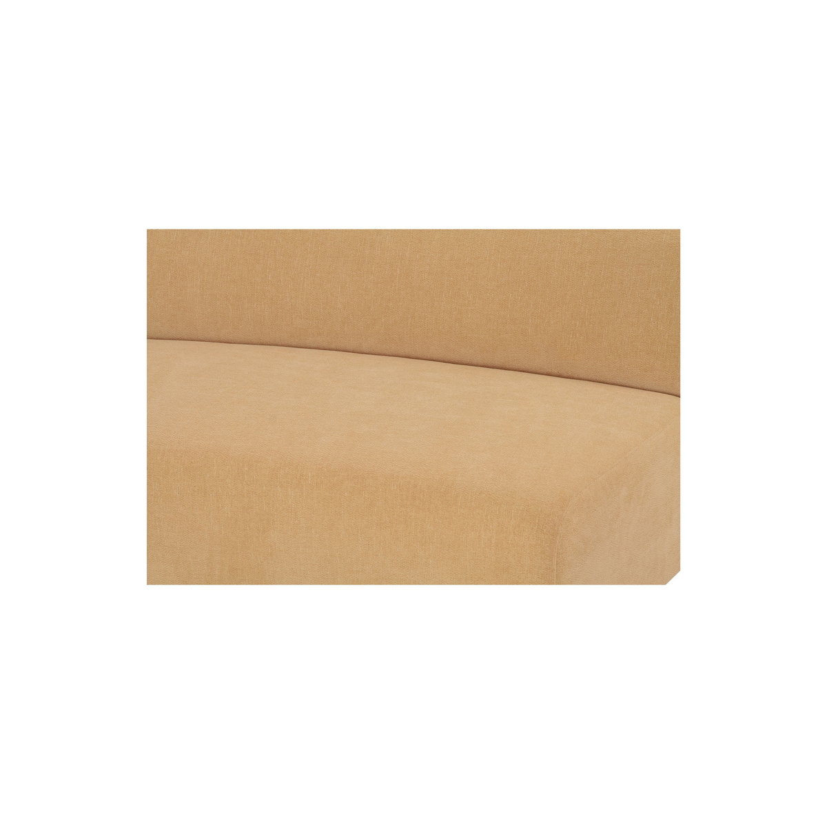 Naomi 2 Piece Concave Modular Sectional Golden Yellow, Sectional Sofa by Moe's Home, 161.4" width x 28.3" height x 39" depth View 6