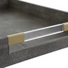 Wessex Gray Tray, Decorative Tray by Uttermost, 19" width x 2.5" height x 14" depth thumbnail 8