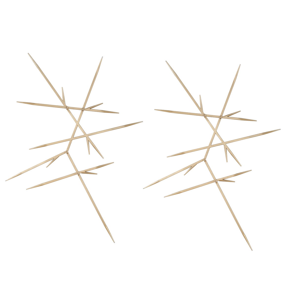 Fireworks Silver Wall Decor Set/2, Art by Uttermost, 30.25" width x 32.25" height x 0.5" depth View 7