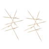 Fireworks Silver Wall Decor Set/2, Art by Uttermost, 30.25" width x 32.25" height x 0.5" depth thumbnail 7