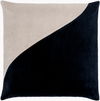 Cotton Velvet Accent Pillow, Decorative Pillow by Surya, 22" length x 22" width thumbnail