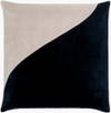 Cotton Velvet Accent Pillow Poly, Decorative Pillow by Surya, 18" length x 18" width thumbnail