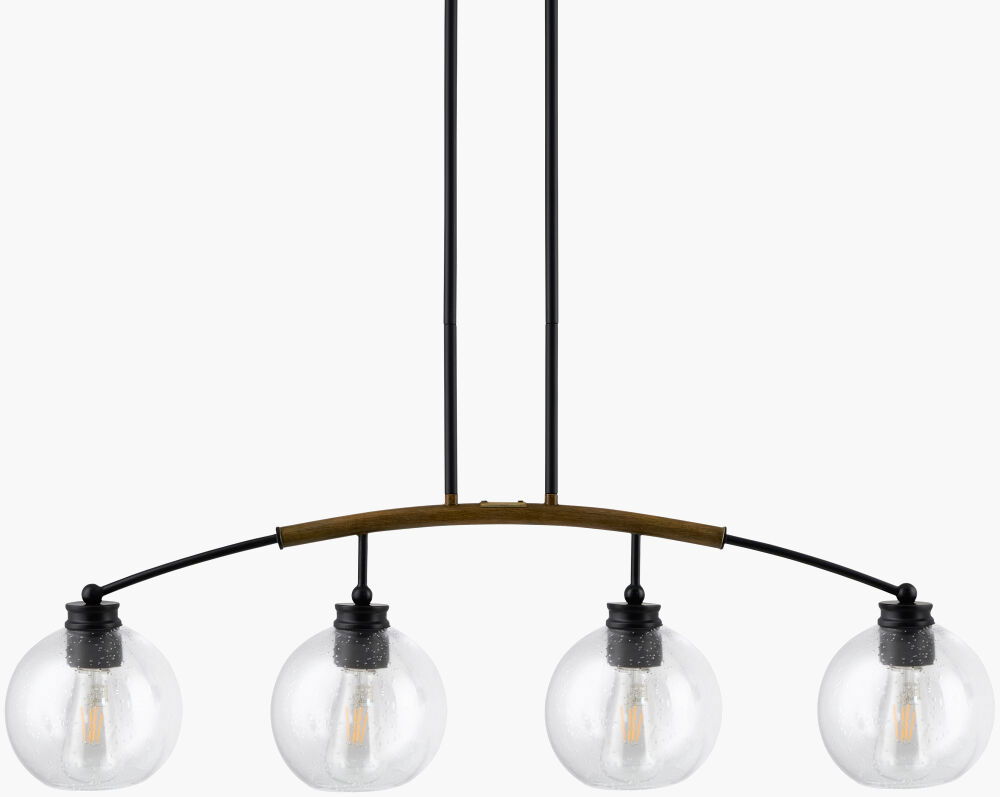 Burgos Chandelier, by Surya, 3" length x 30" width x 8" height