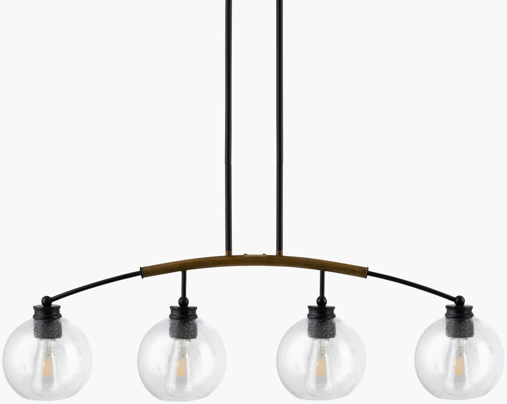 Burgos Chandelier, by Surya, 3" length x 30" width x 8" height