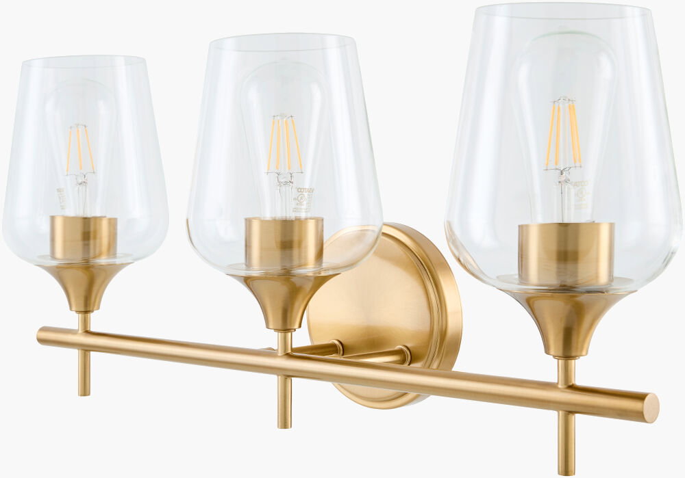 Yueva Wall Sconce, by Surya, 7" length x 22" width x 10" height