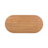 Delta Oval Outdoor Dining Table Natural, Outdoor Table by Moe's Home, 7' width x 2'6" height x 3'3.5" depth thumbnail 7