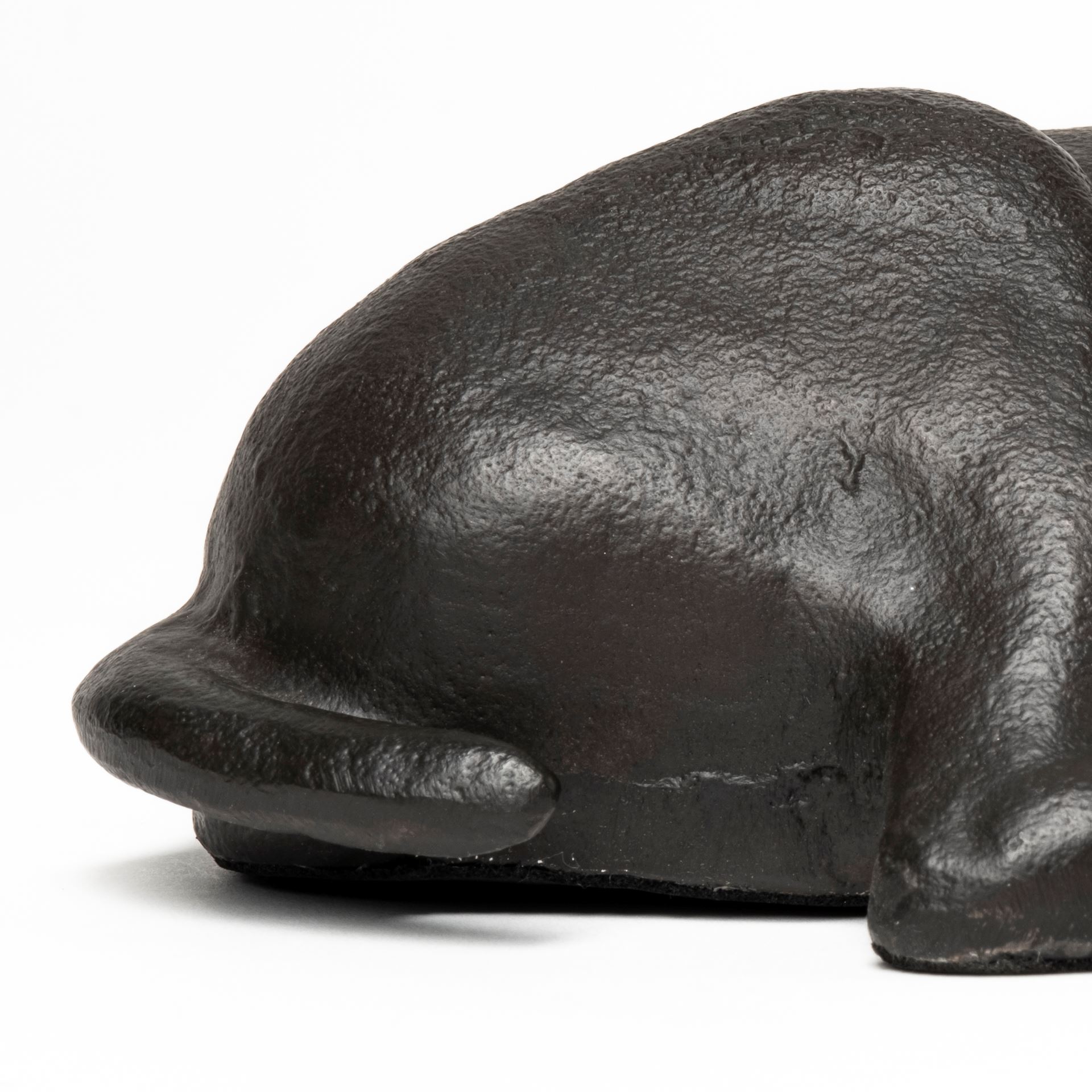 Czar 11L x 7W Black Metal Labrador Retriever large image 