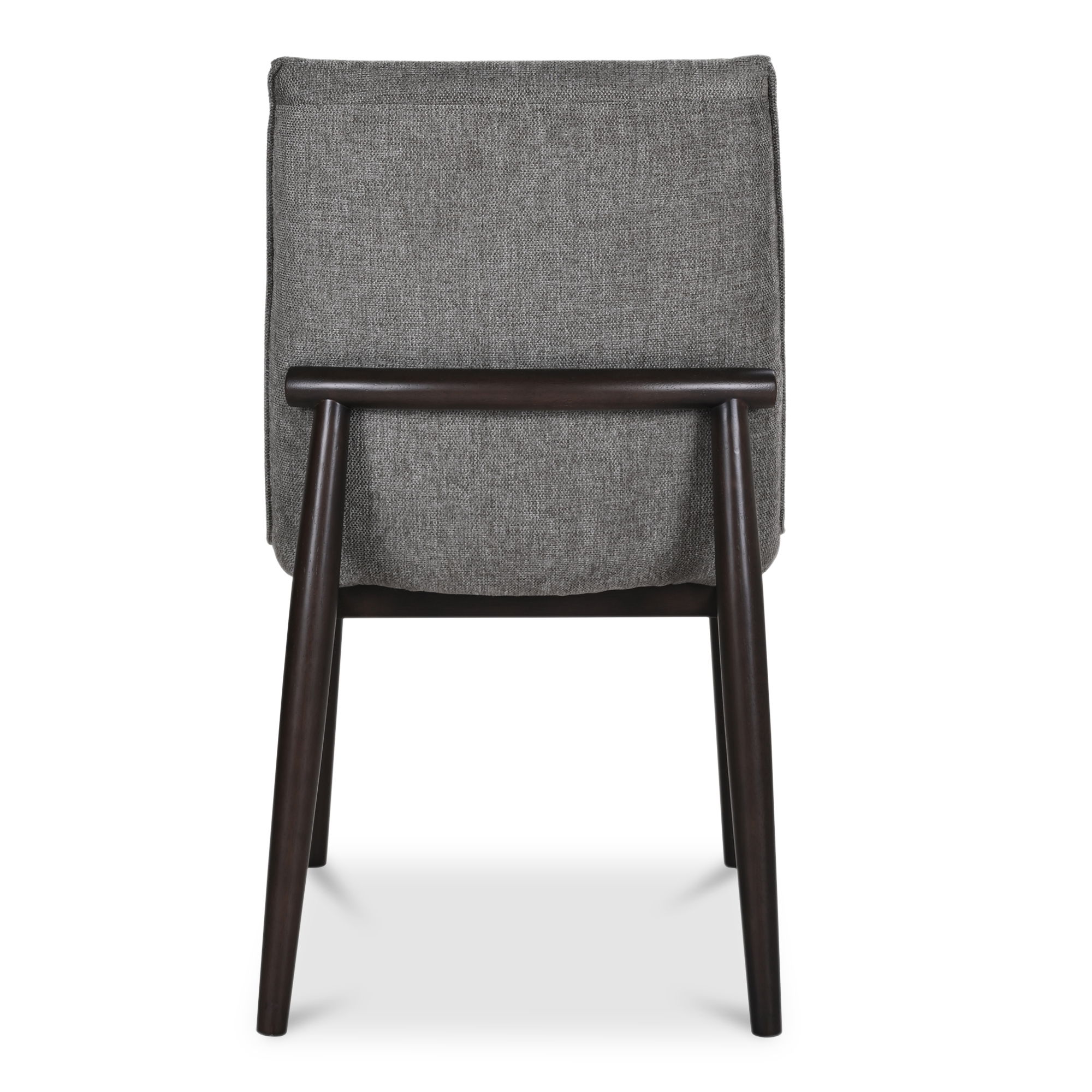 Charlie Dining Chair Dark Grey – Set Of Two, by Moe's Home, 20.25" width x 35" height x 24.25" depth View 6