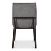 Charlie Dining Chair Dark Grey – Set Of Two, by Moe's Home, 20.25" width x 35" height x 24.25" depth thumbnail 6