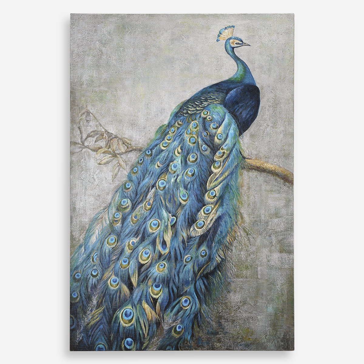 Proud Papa Hand Painted Art, by Uttermost, 4' width x 6' height x 1" depth View 1
