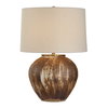 McKinley Textured Brown Table Lamp, by Uttermost, 16" width x 22.5" height x 16" depth thumbnail 1