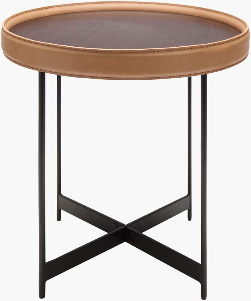 Puck Coffee Table, by Surya, 24" width x 24" height