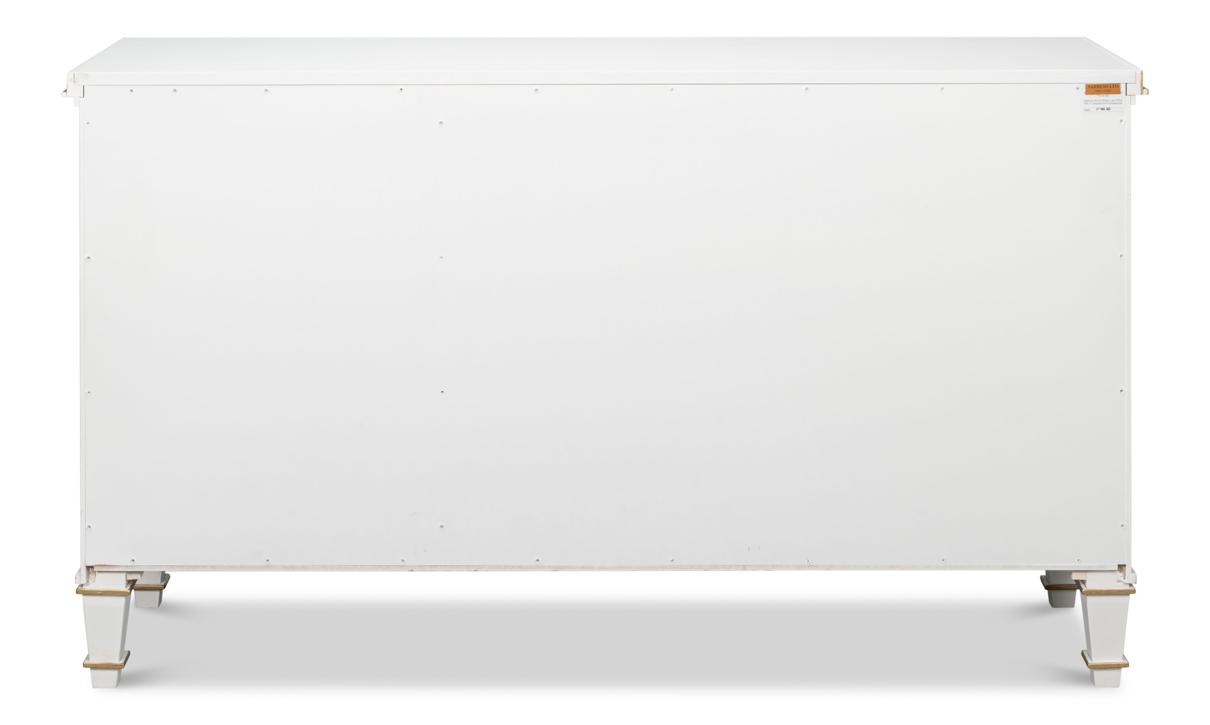 Louis Xvi Buffet,Cotina White, Cabinets & Sideboard by Sarreid, 60" length x 18" width x 34" height View 3