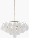 Nuvia Chandelier, by Surya, 27" length x 27" width x 16" height thumbnail