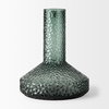 Jolene 11.8' Green Waterglass Glass Vase, by Mercana, 9.84" length x 9.84" width x 11.81" height thumbnail 5