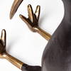 Dodo Kiwi 7L x 4W Black Cast Aluminum Mauritian Bird Sculpture, Decorative Object by Mercana, 6.75" length x 4.25" width x 6.75" height thumbnail 12
