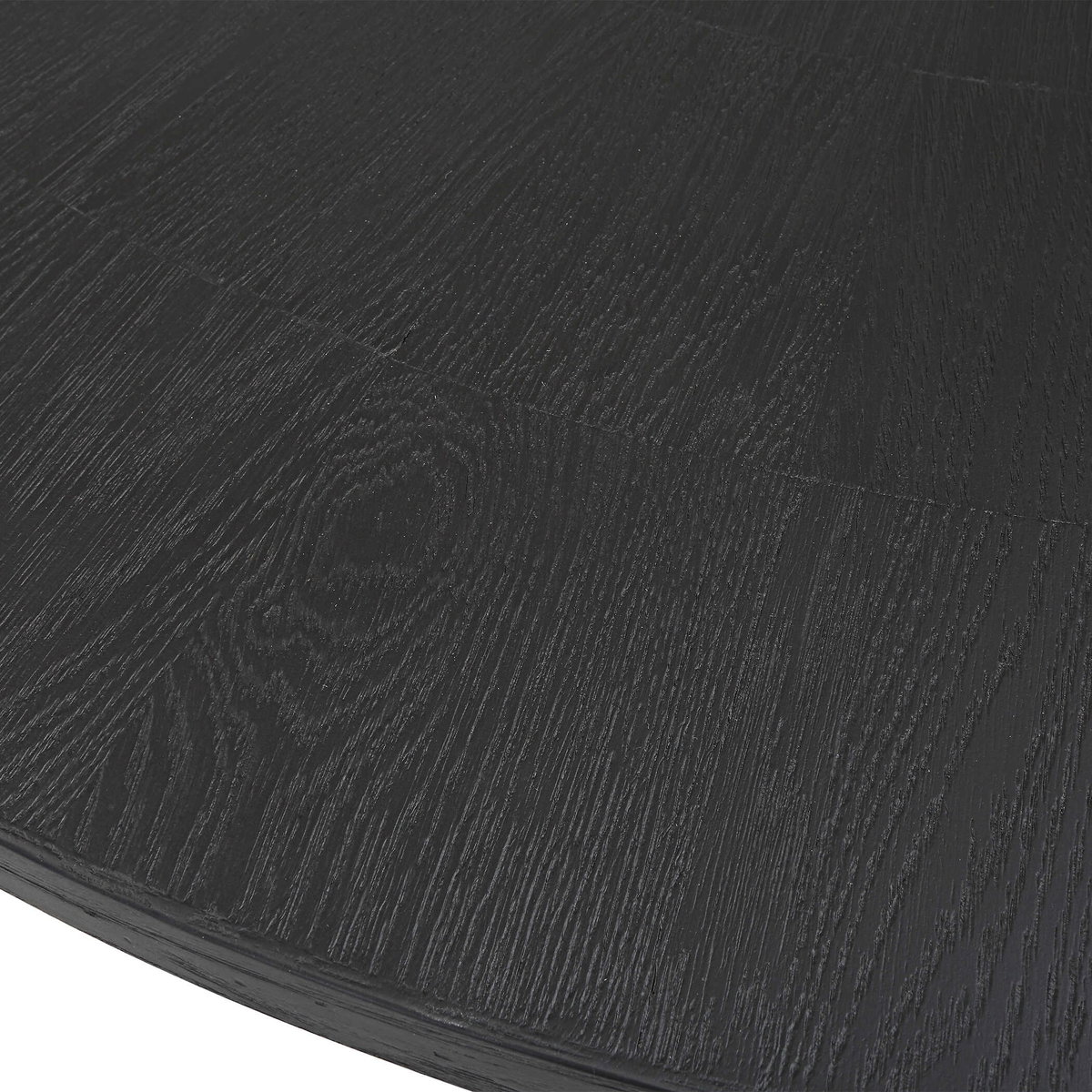 Gidran Round Black Dining Table, by Uttermost, 60" width x 29.9" height x 60" depth View 7