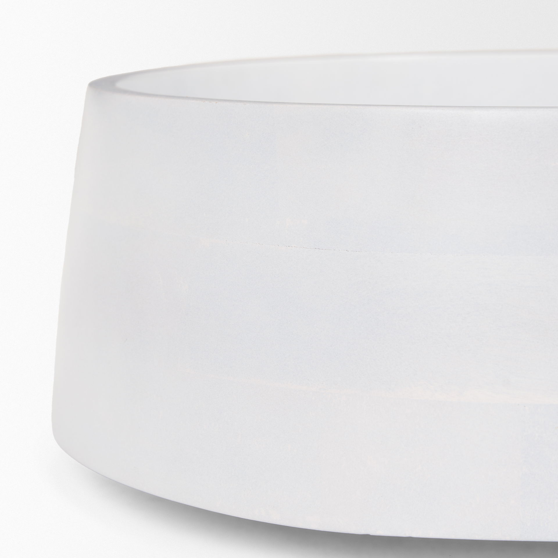 Kadara White Washed Solid Wood Decorative Bowl, by Mercana, 14" length x 14" width x 5.5" height View 7