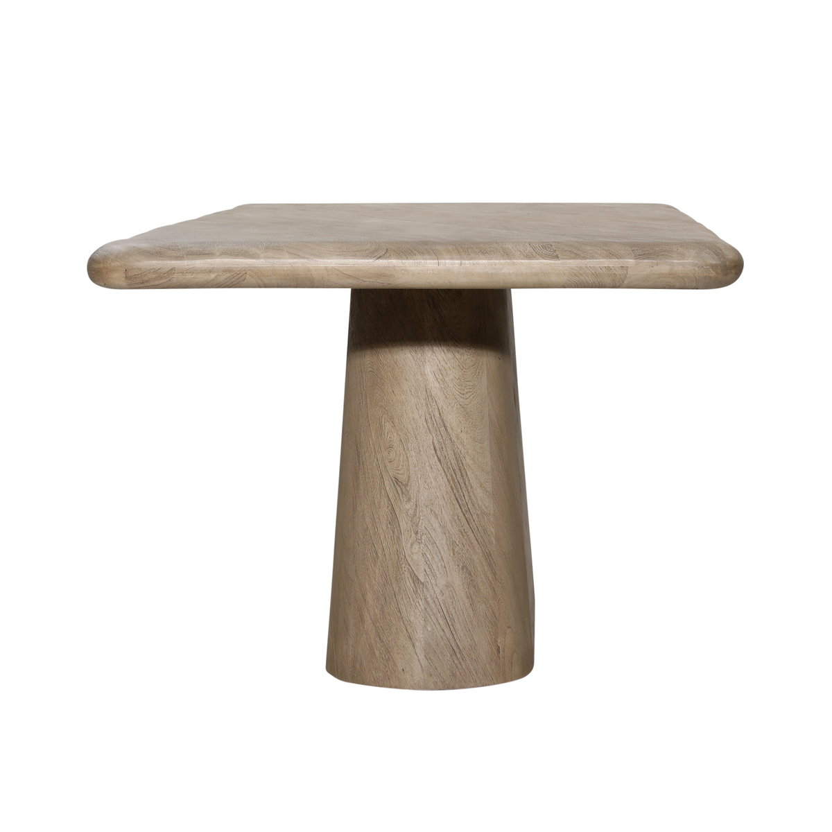 Marci Dining Table Weathered Natural 79', by Dovetail, 79" width x 30" height x 38" depth View 3
