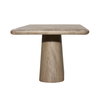 Marci Dining Table Weathered Natural 79', by Dovetail, 79" width x 30" height x 38" depth thumbnail 3