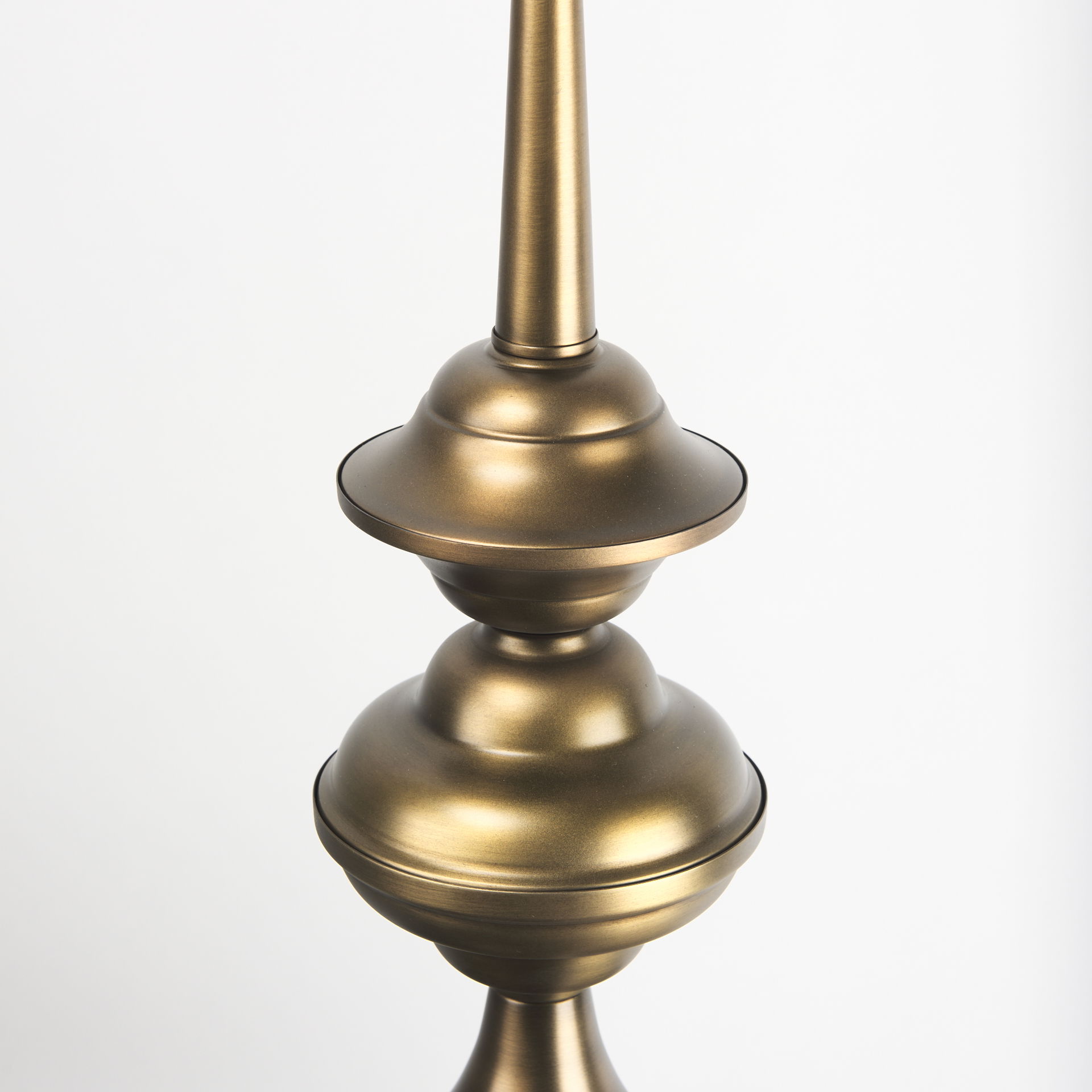 Willson  Black Iron with Antique Brass Dome Pendant Light large image 