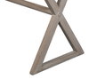 Kitchen Desk  Stone Grey, by Sarreid, 1'10" length x 4'3" width x 2'8" height thumbnail 6