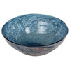 Genovesa Aqua Glass Bowl, Decorative Tray by Uttermost, 14.25" width x 6" height x 14.25" depth thumbnail 4