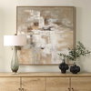 Time To Time Hand Painted Abstract Art, by Uttermost, 50" width x 50" height x 2" depth thumbnail 2
