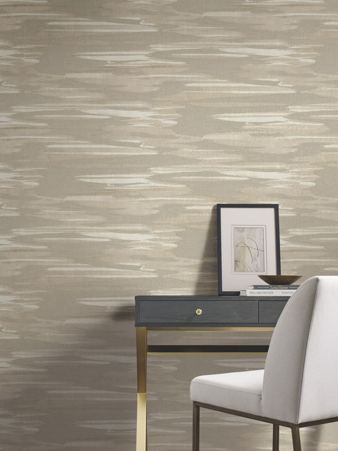 Nimbus Taupe Wallpaper