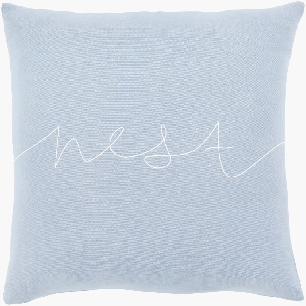 Motto Accent Pillow, Decorative Pillow by Surya, 20" length x 20" width