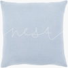 Motto Accent Pillow Down, Decorative Pillow by Surya, 22" length x 22" width thumbnail